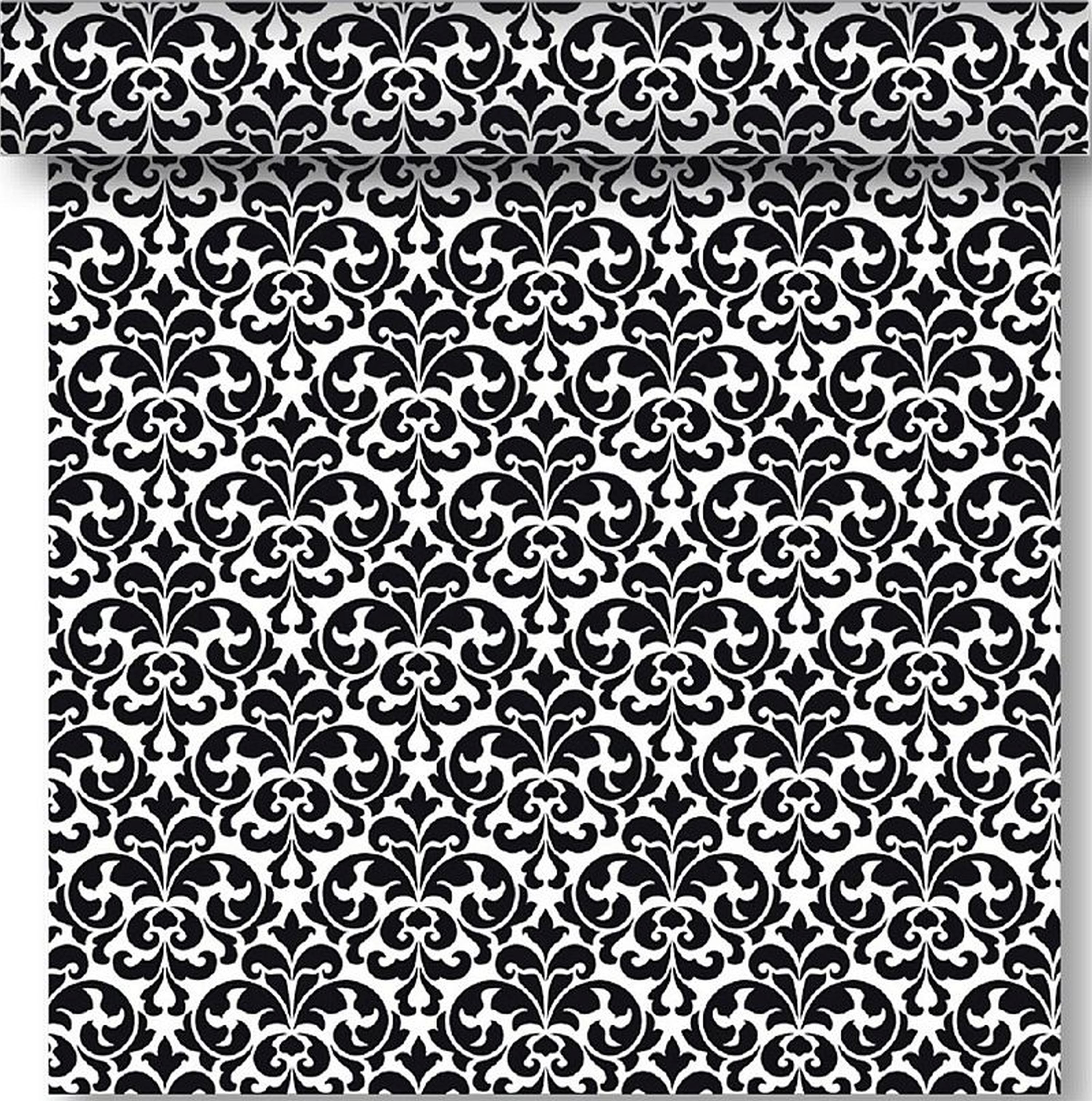 Tischläufer Black & White 48 x 120 Nr. 04