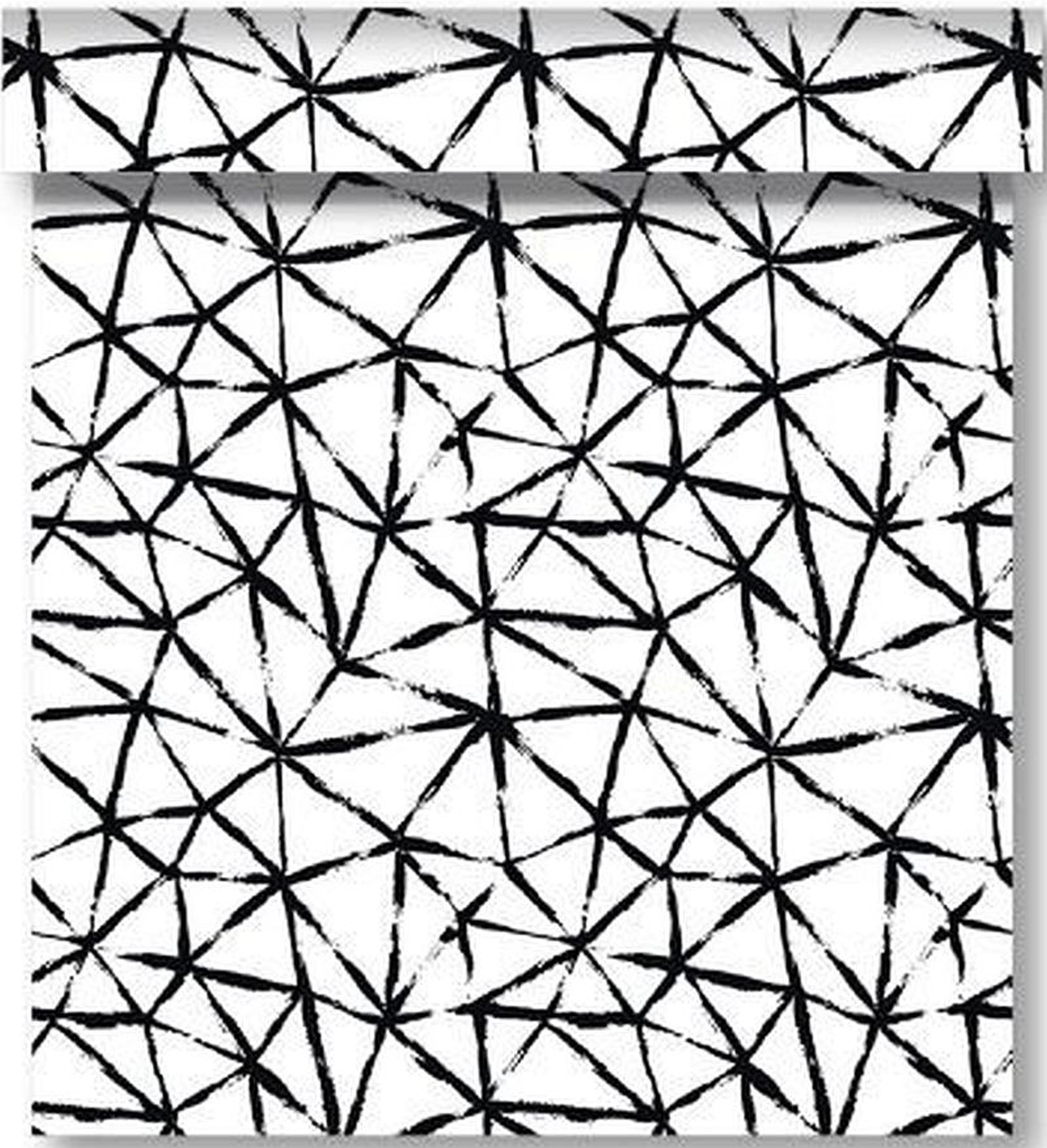 Tischläufer Black & White 48 x 120 Nr. 02