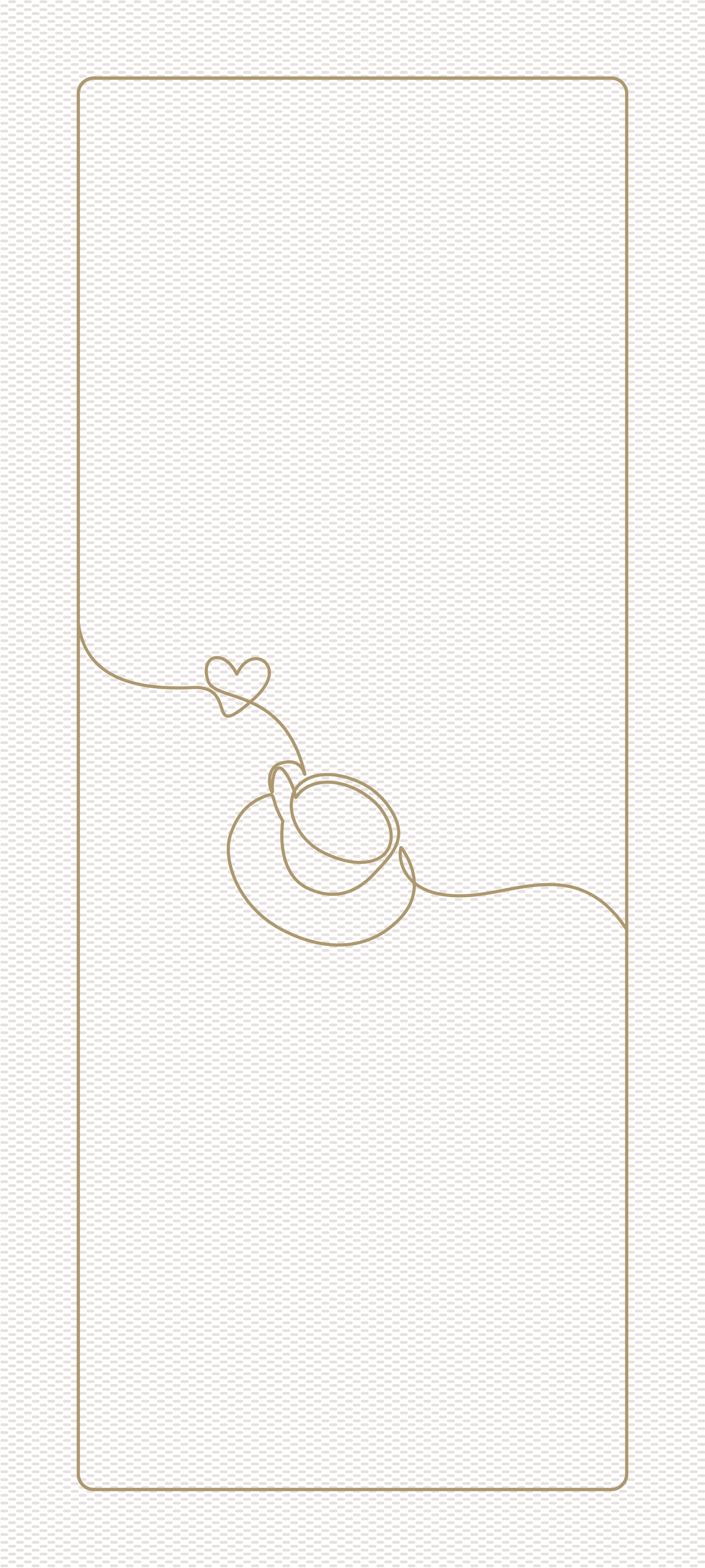 Serviette Napp Frühstück Coffe Love 20x36cm