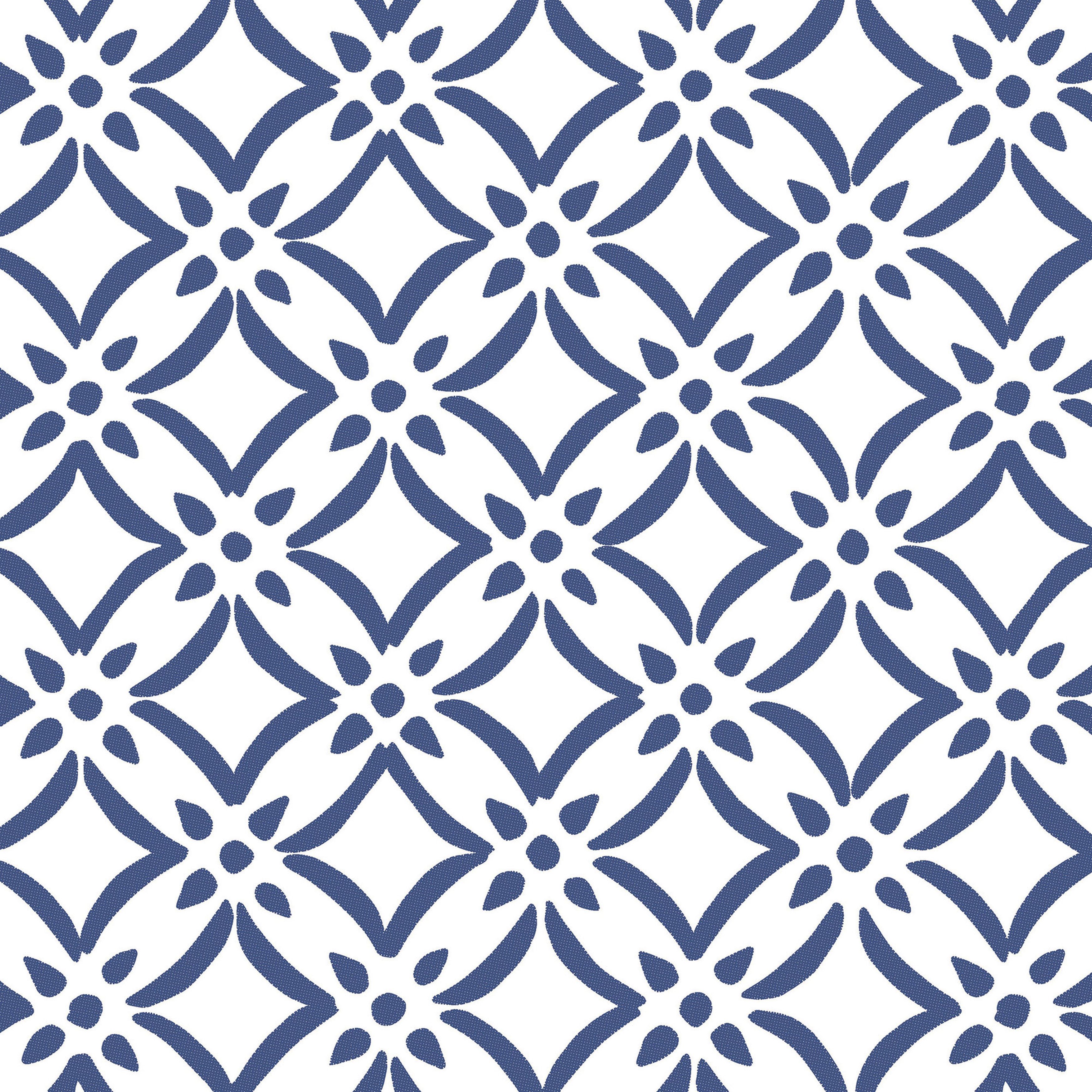 Serviette Blue & White 40x40 Nr 2