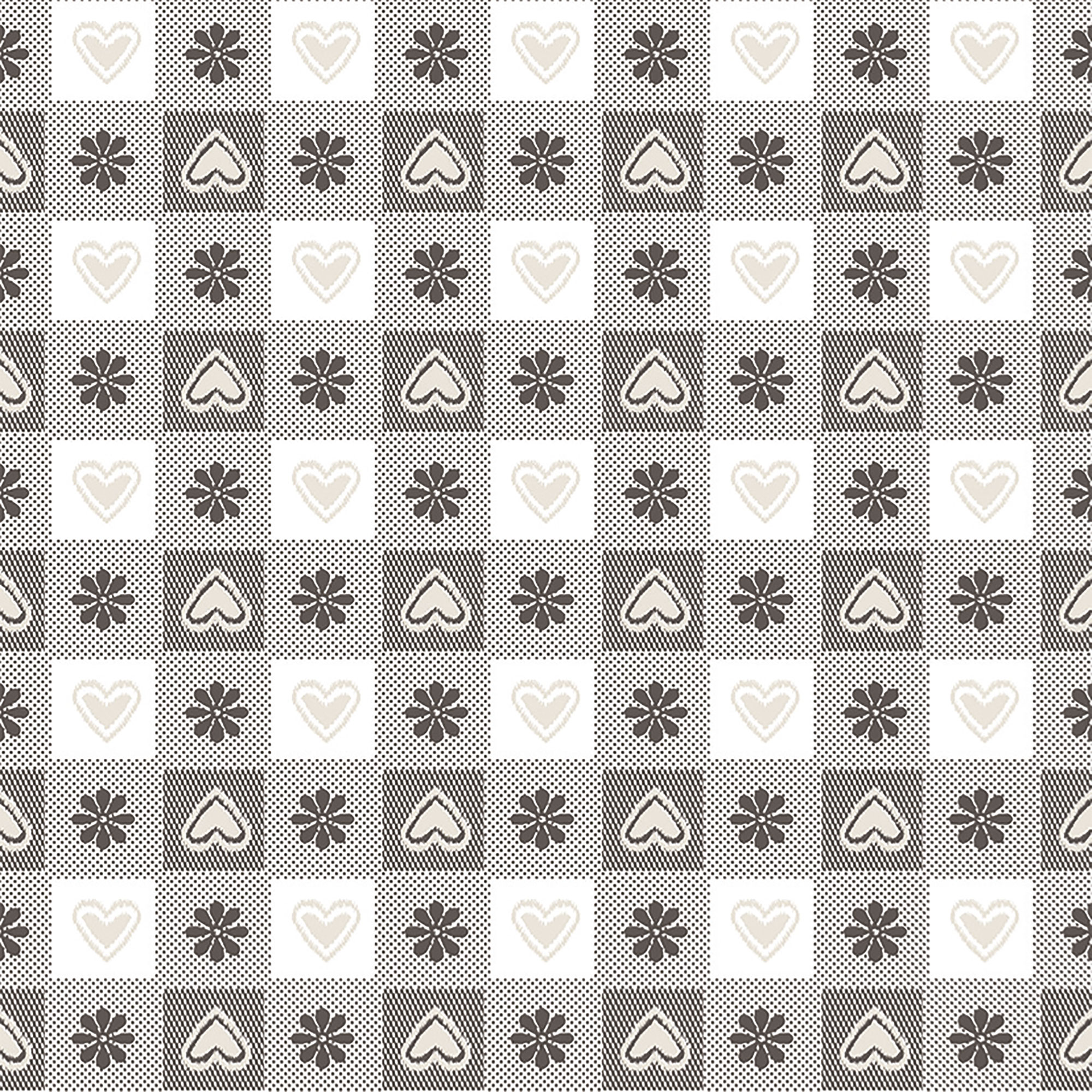 Serviette Tirol Marrone 40x40