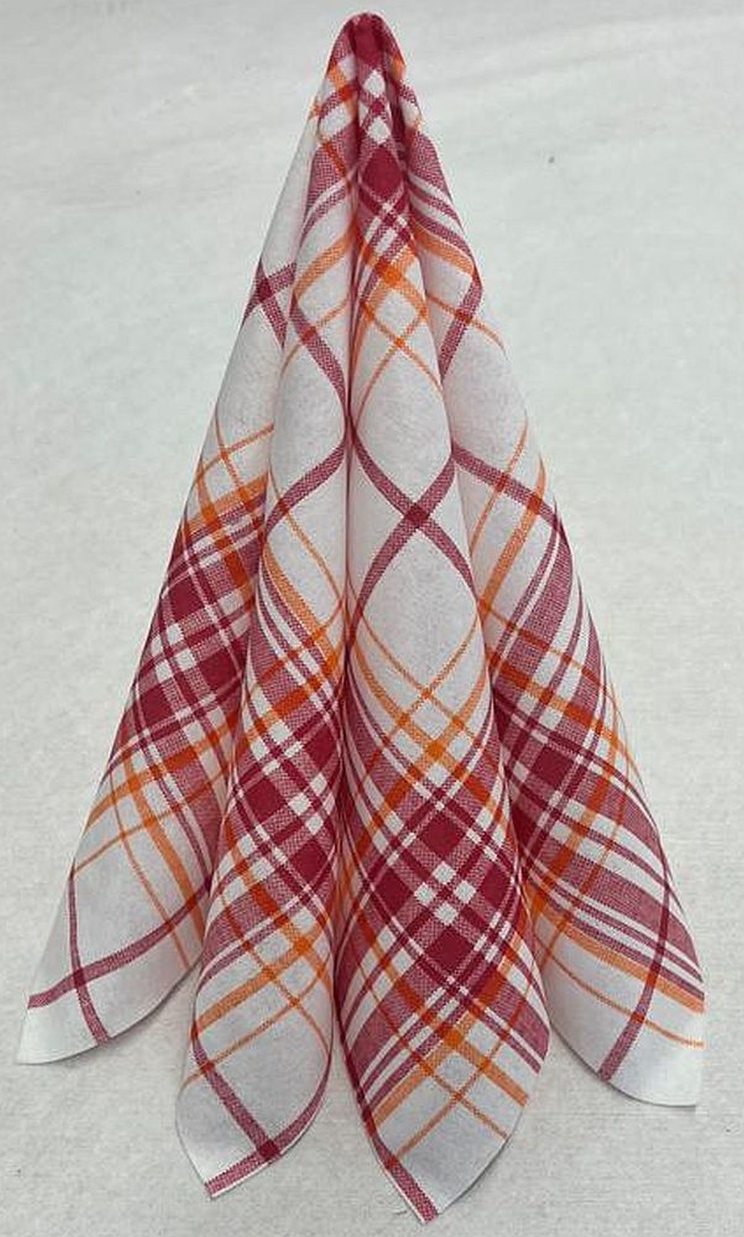 Serviette Country Bordeaux 40x40 cm
