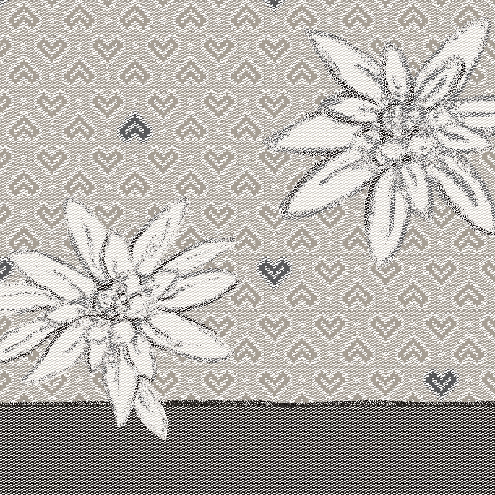 Serviette Alpinum Sabbia 40x40