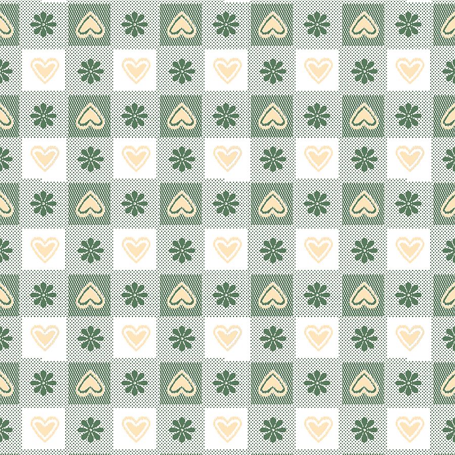 Serviette Tirol Verde 40x40