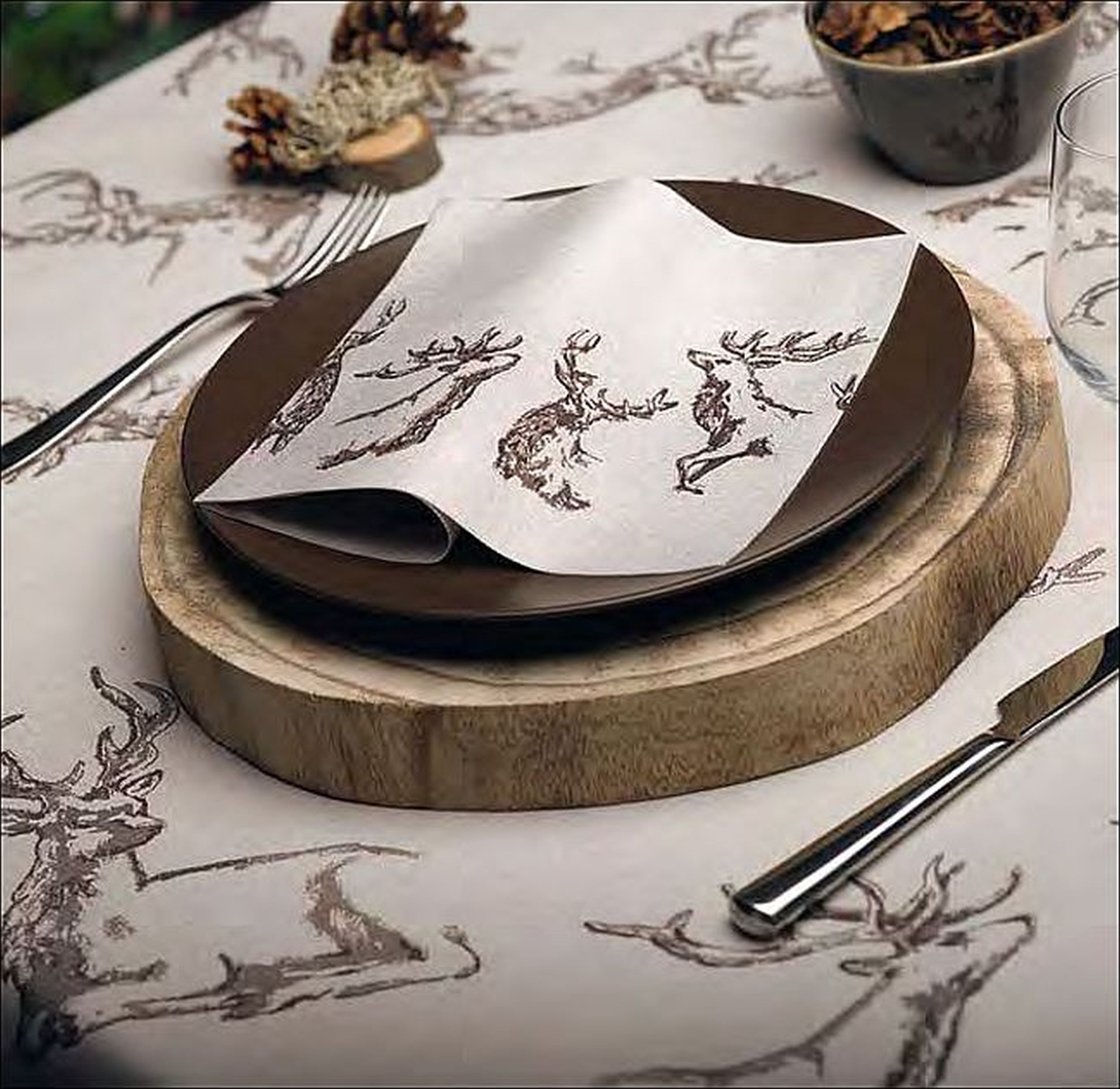 Serviette Stelvio Marrone