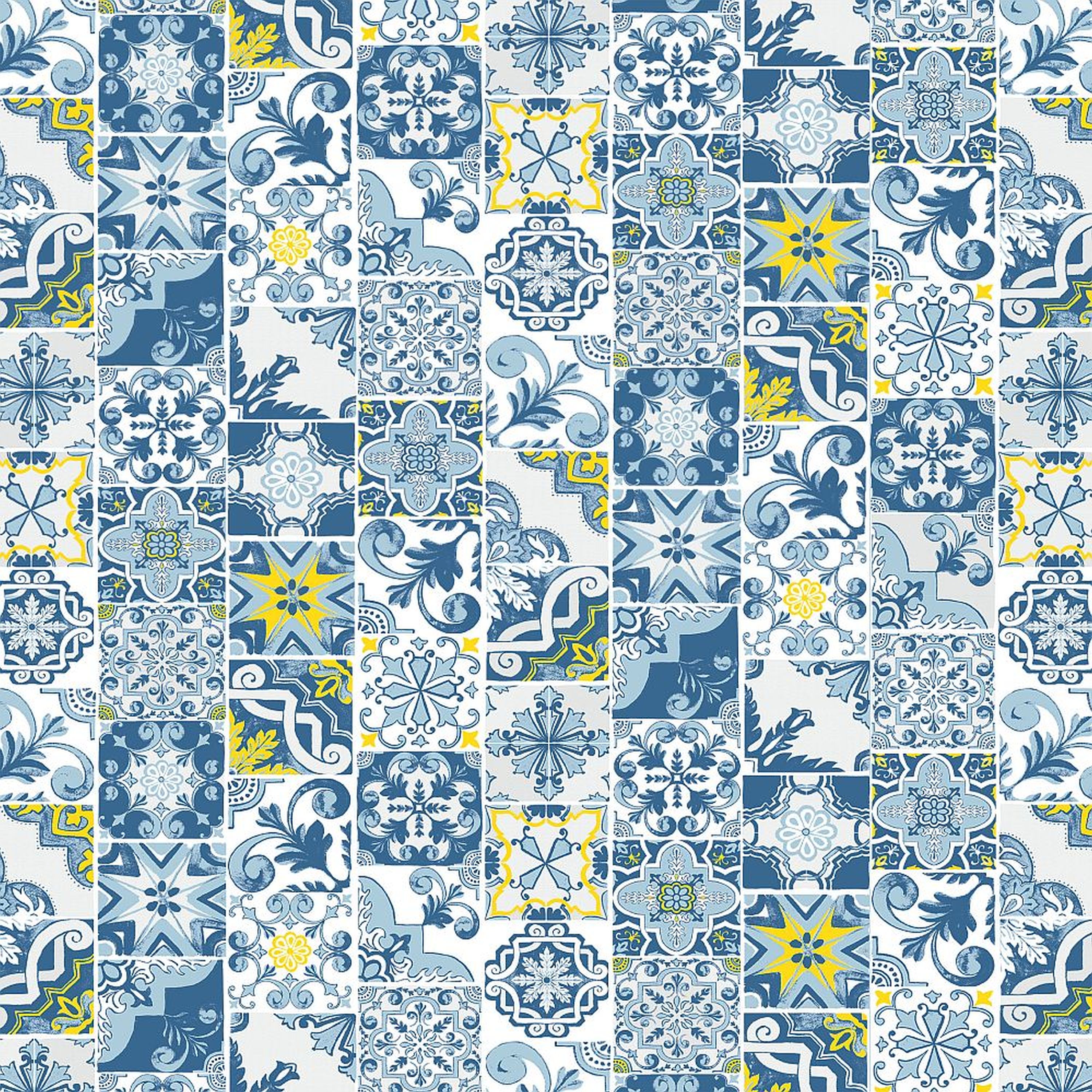 Mitteldecke Alysia Blu 100x100