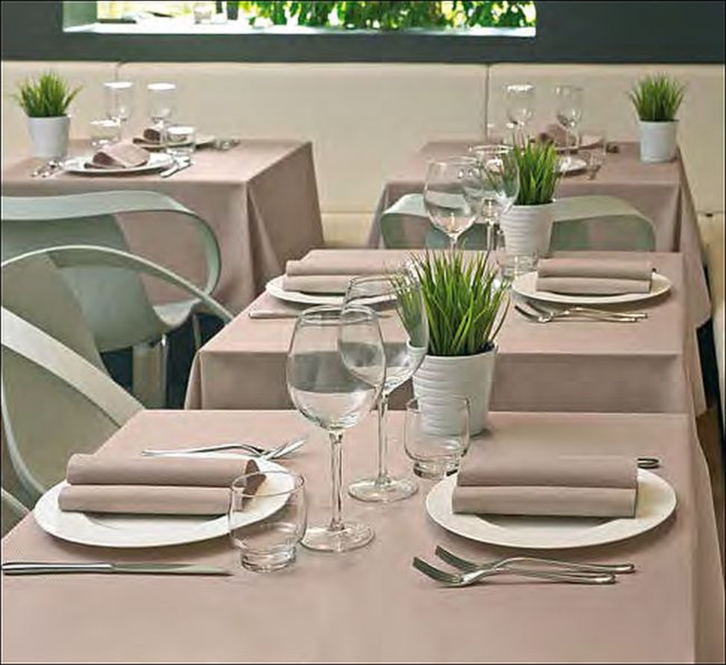 Mitteldecke Vela Pistacchio 140x140 cm