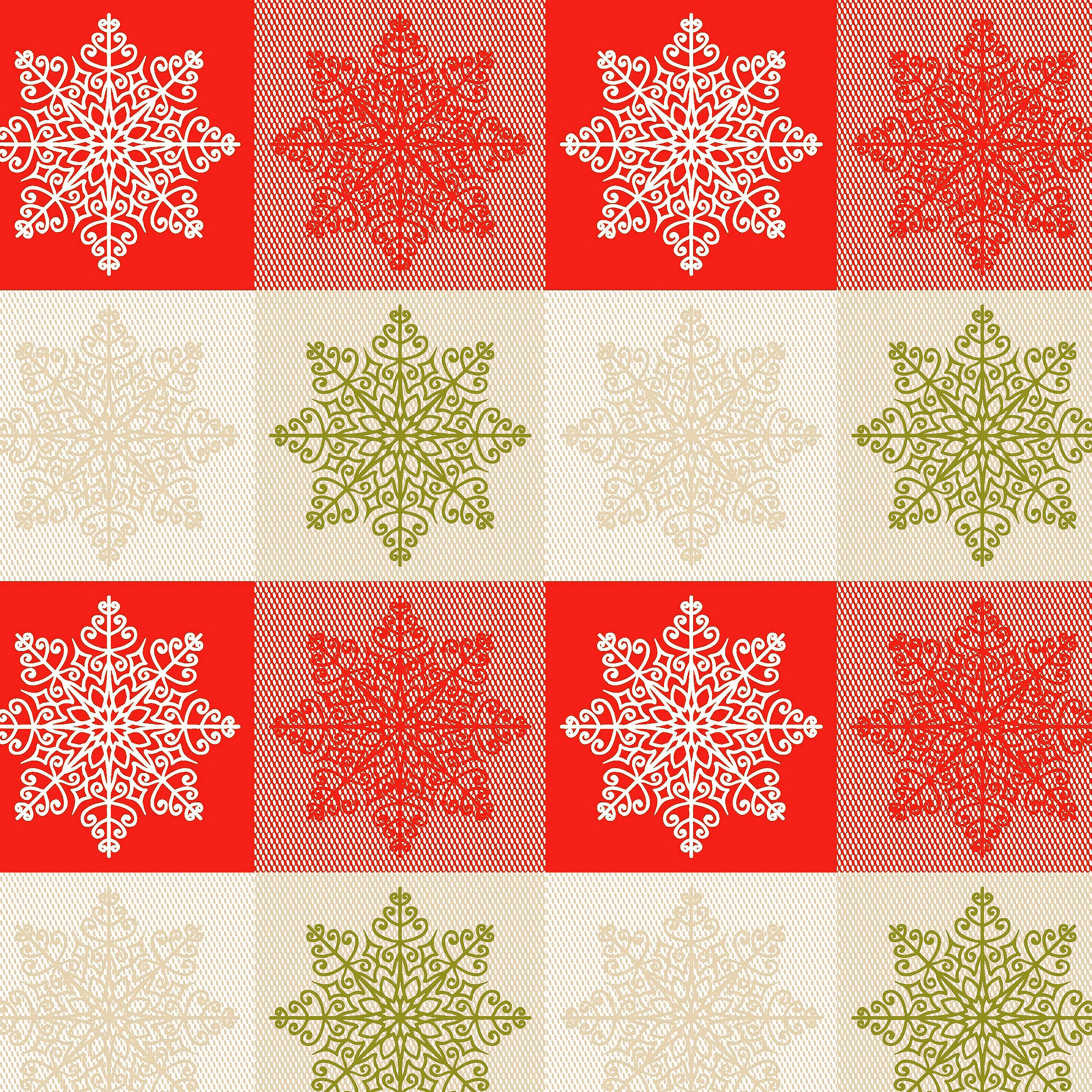 Serviette Kuadra Rosso 40x40
