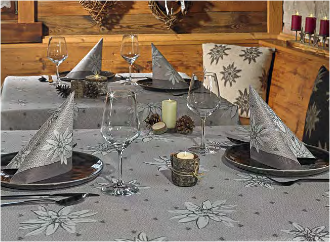 Serviette Alpinum Sabbia 40x40