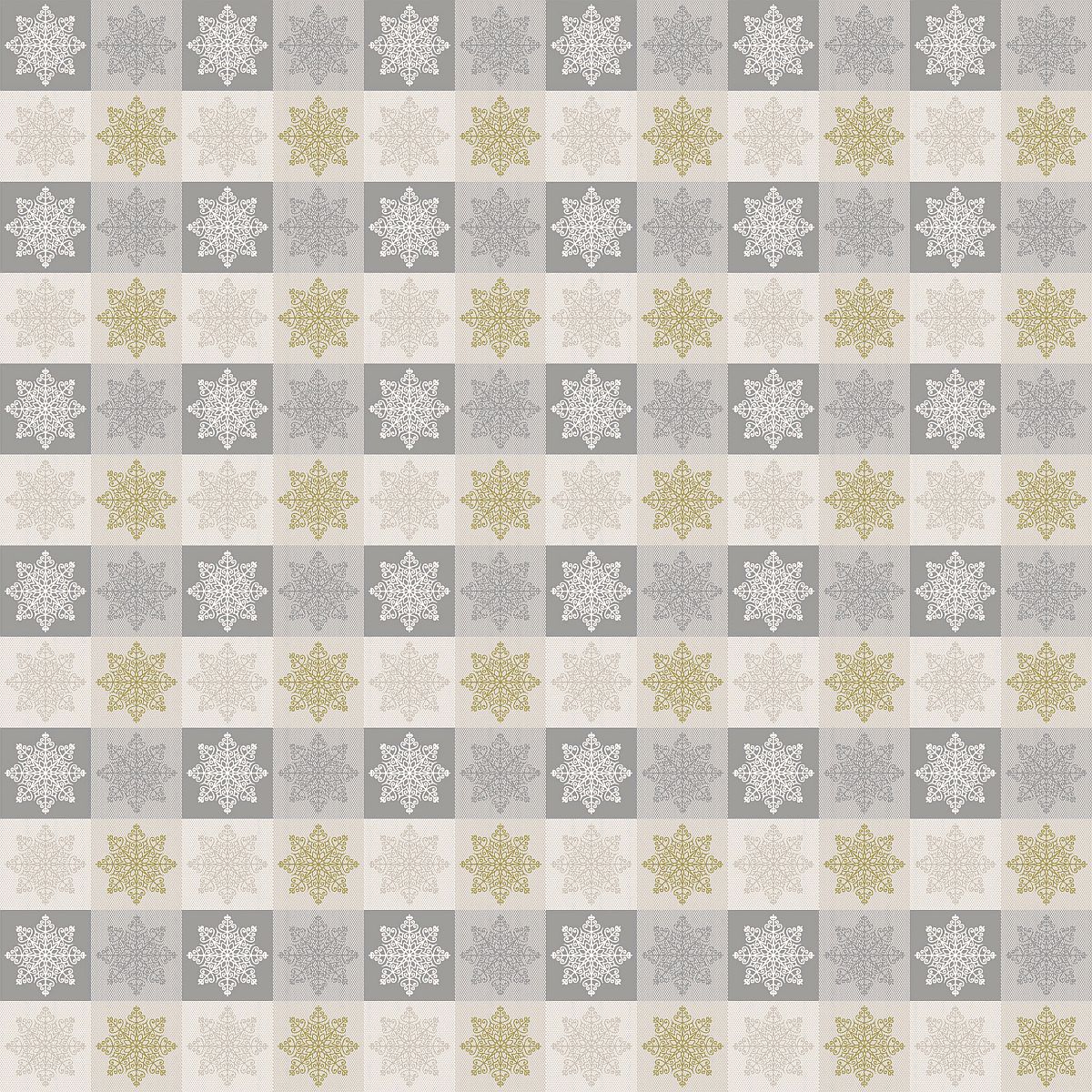 Mitteldecke Kuadra Argento 140x140 cm
