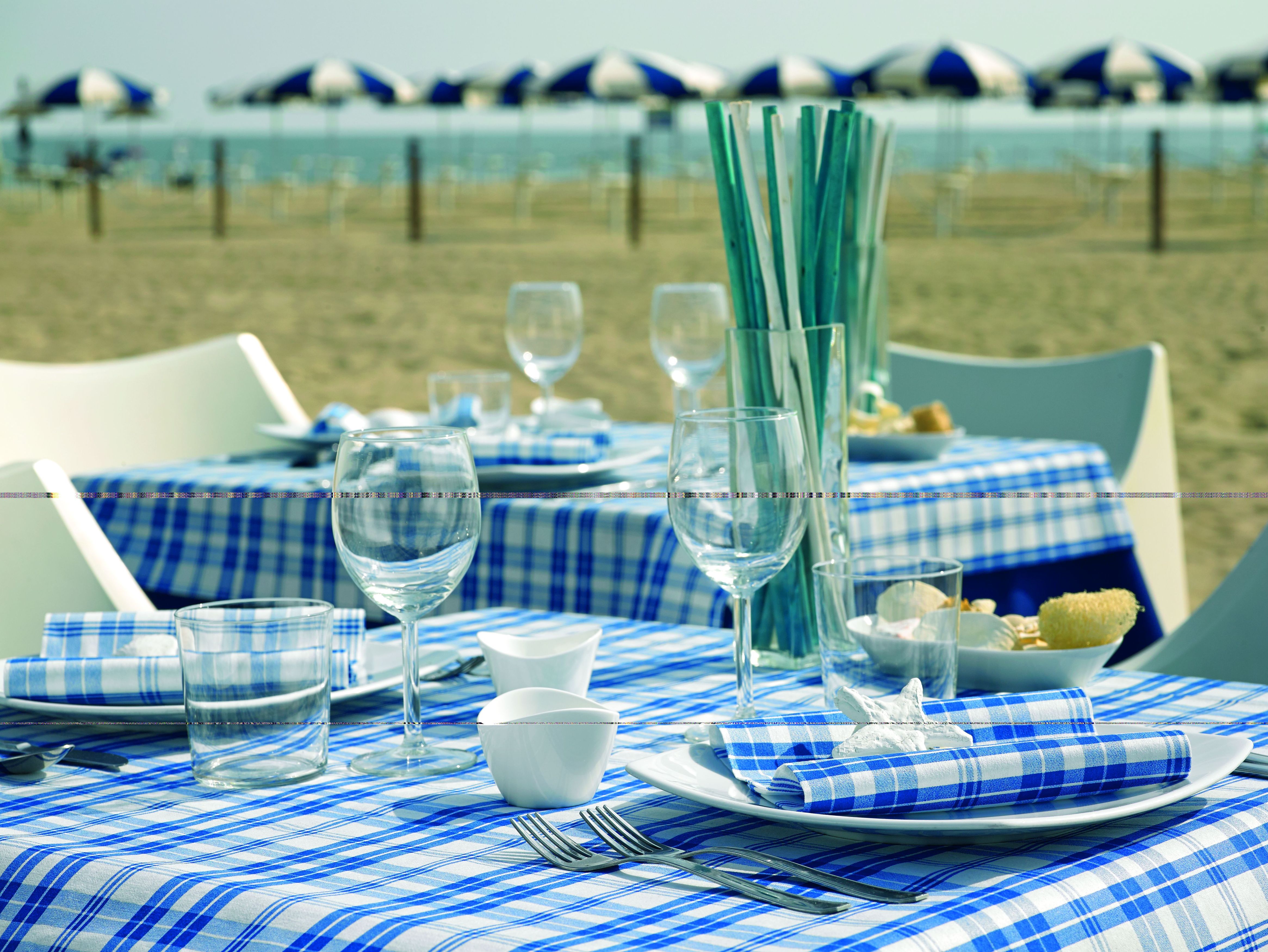 Serviette Scozzese Blu 40x40 cm