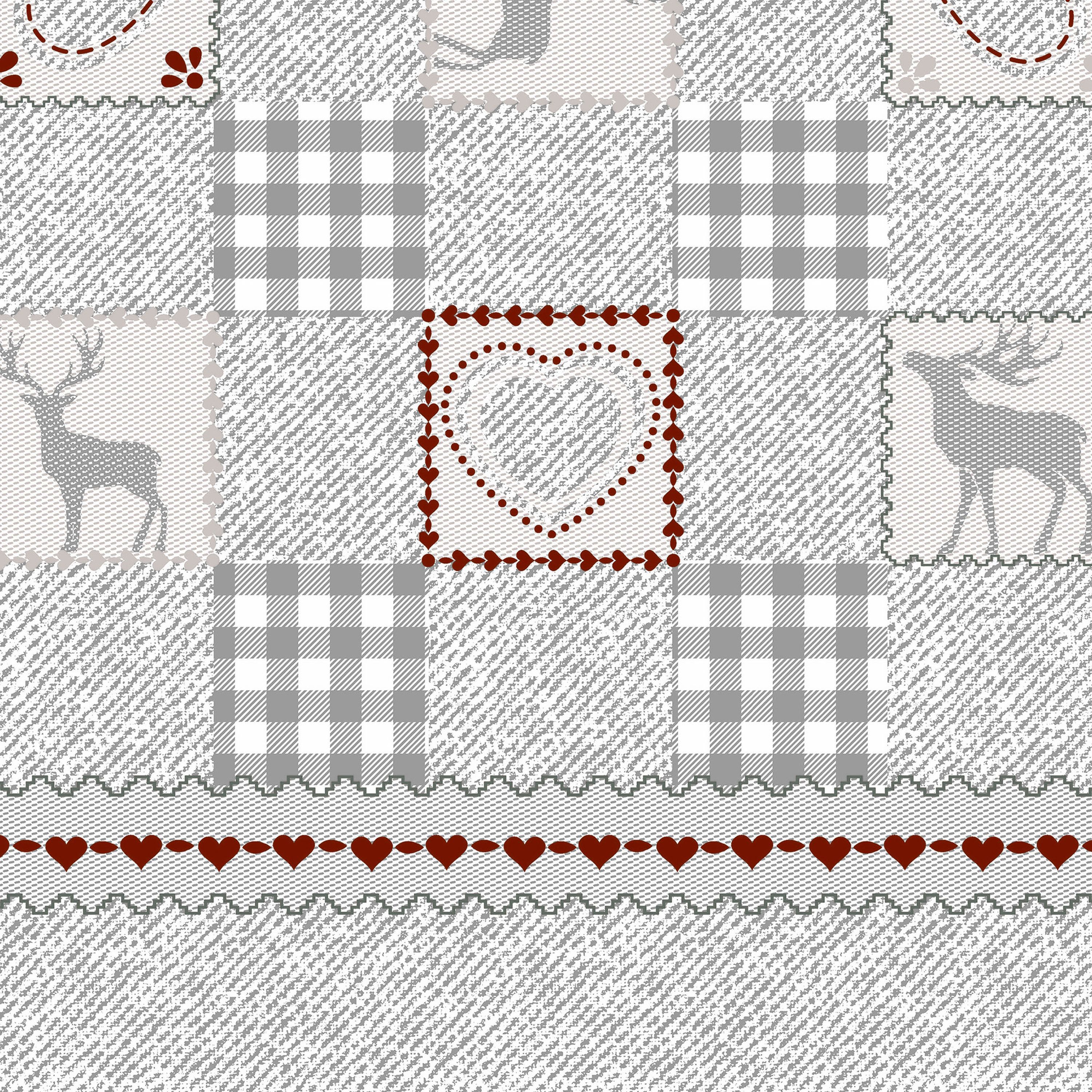 Serviette Loden Rosso 40x40