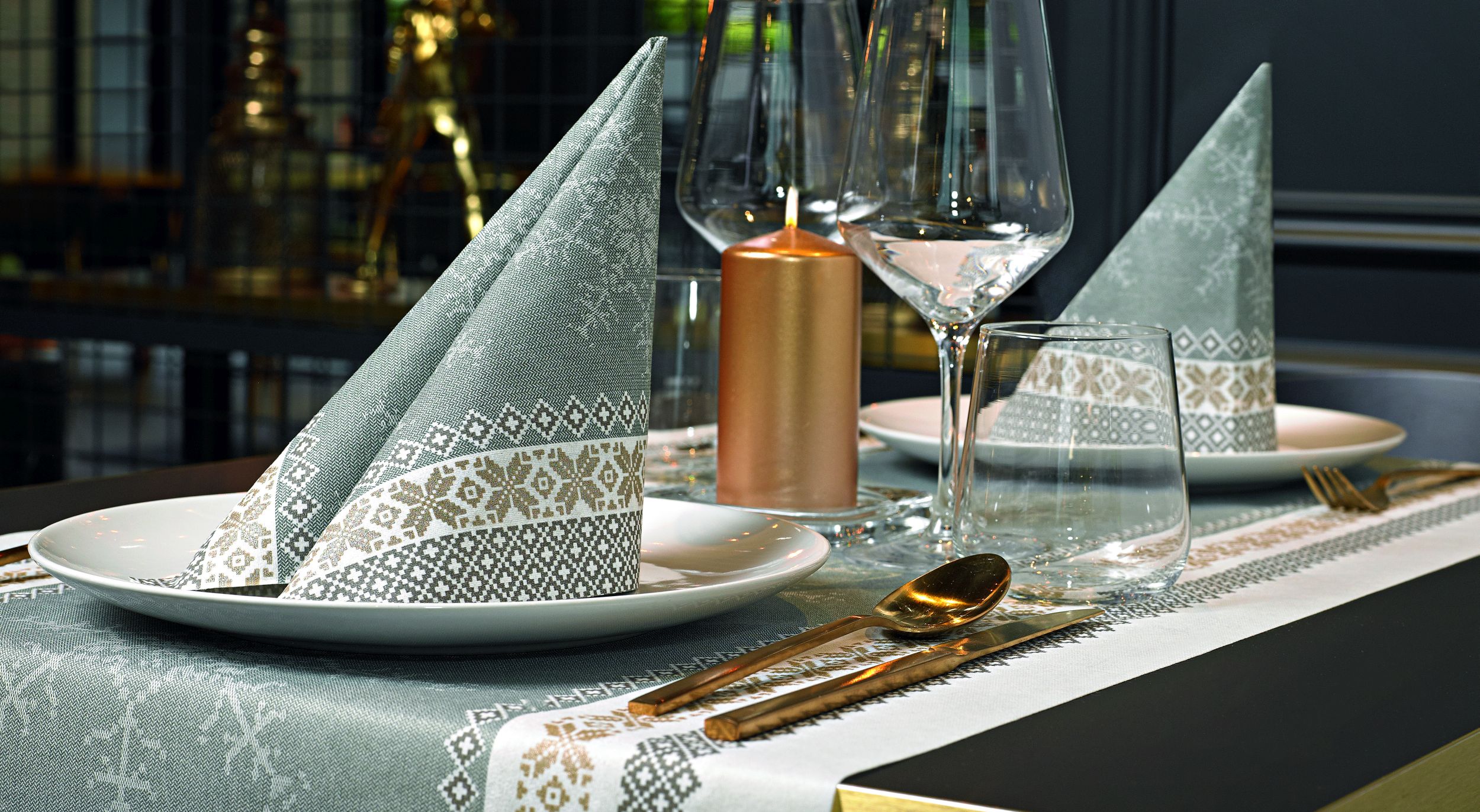Serviette Norway Grigio 40x40