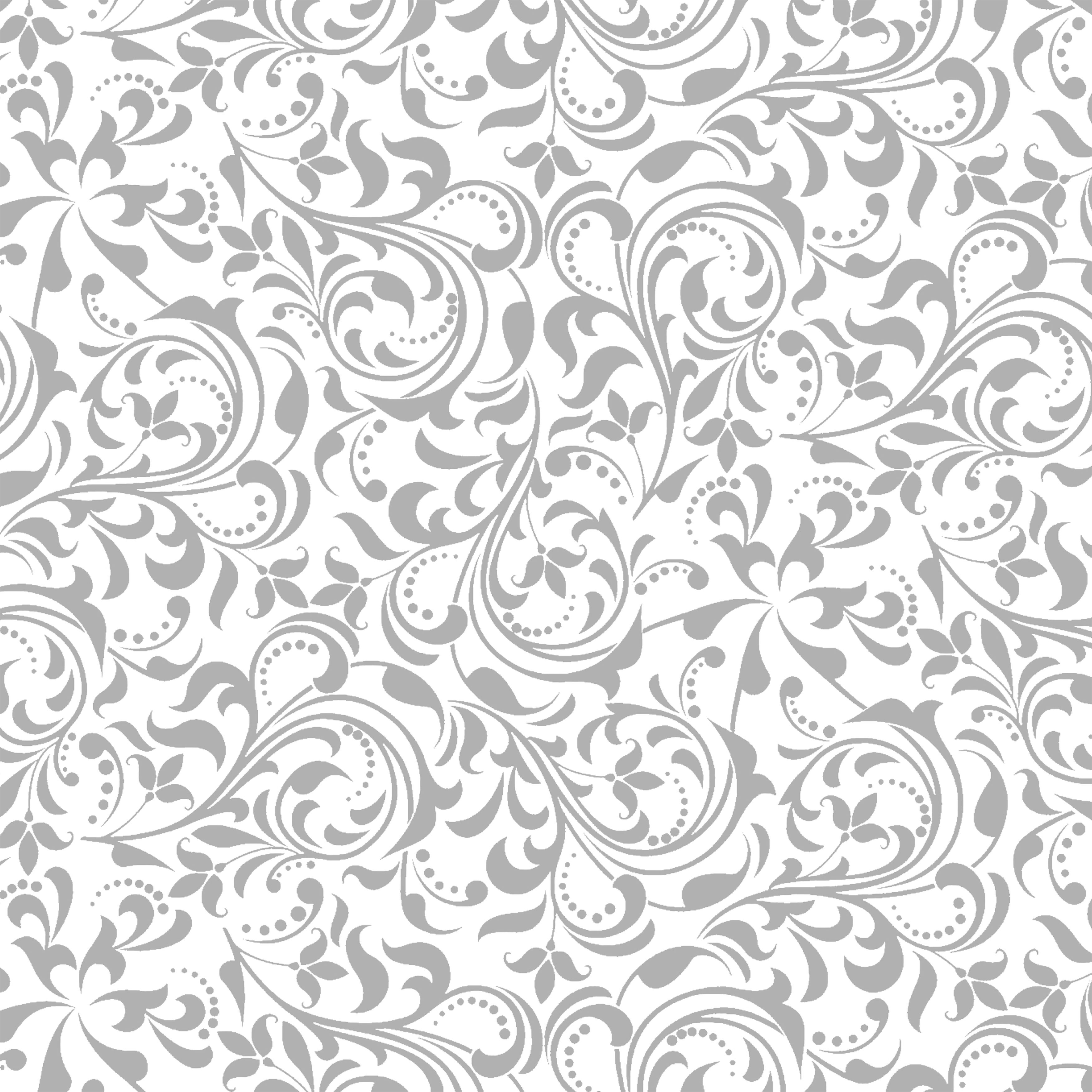 Serviette Floris Grey 40x40 cm
