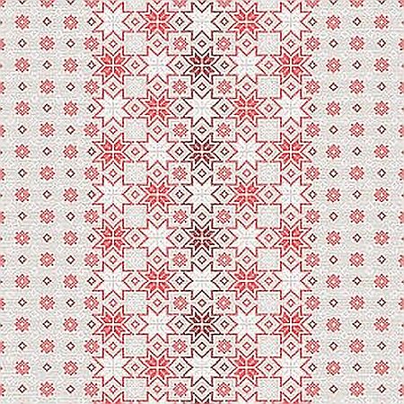 Mitteldecke Lumi Rosso 100x100 cm
