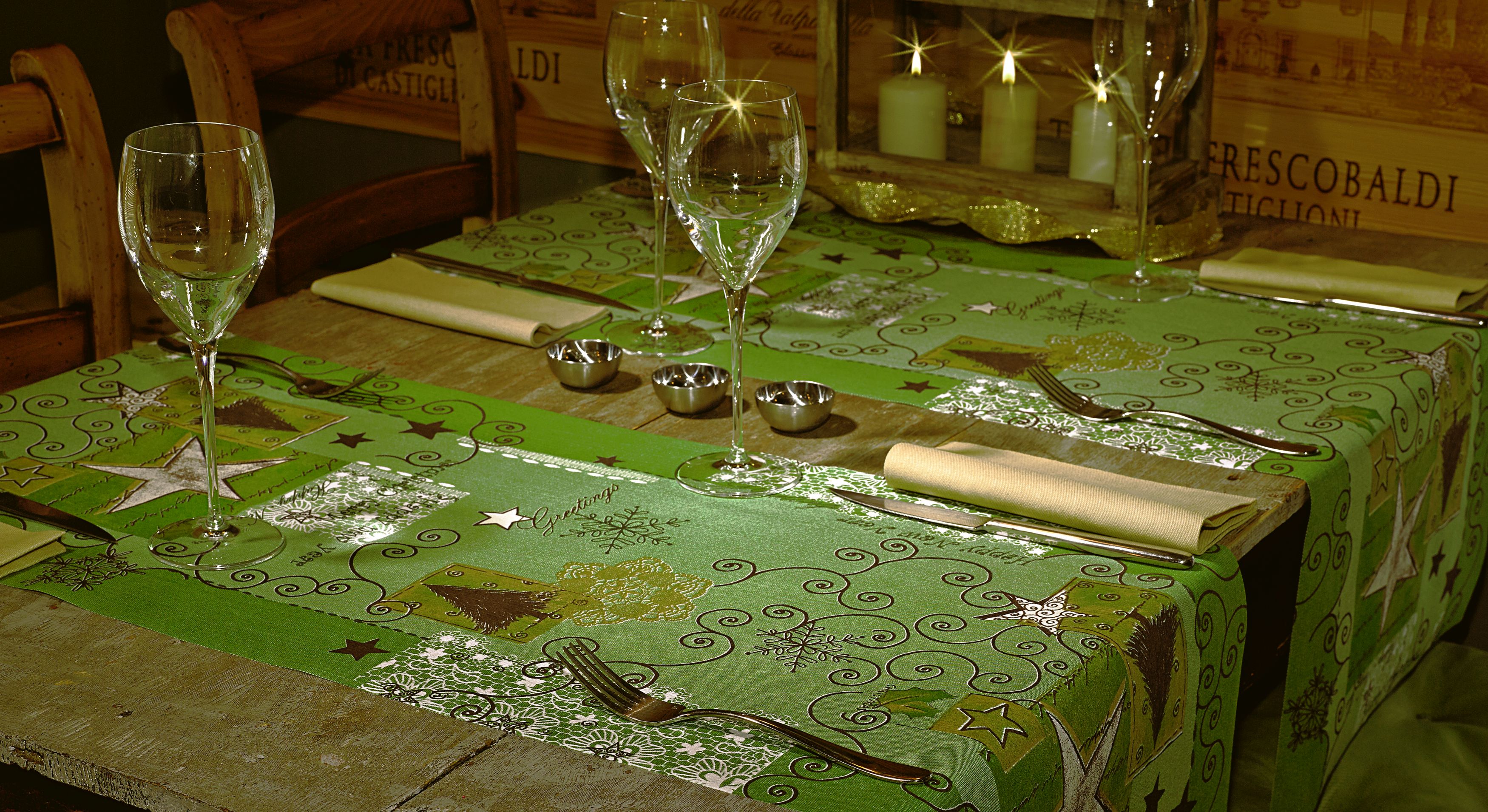 Mitteldecke Chamonix Verde 100x100 cm