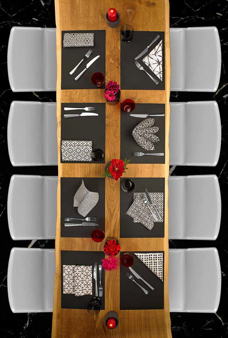 Serviette Black & White 40x40 Nr. 1
