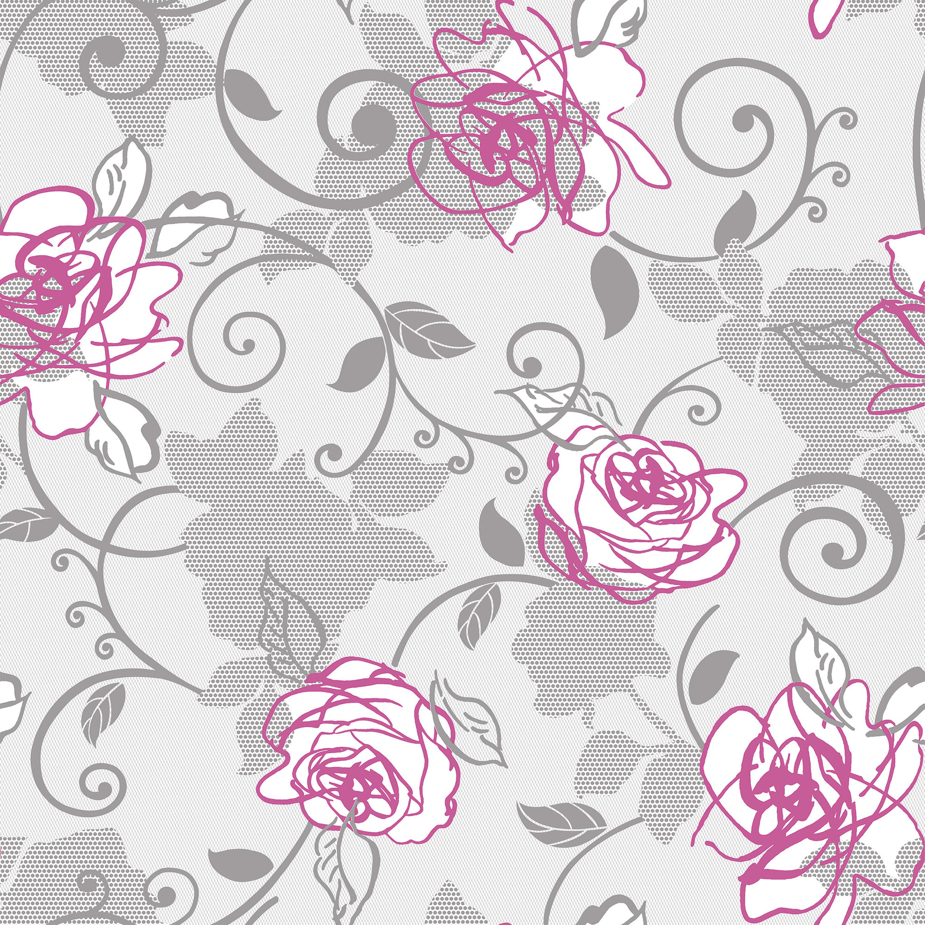 Mitteldecke Victoria Fuxia 100x100 cm