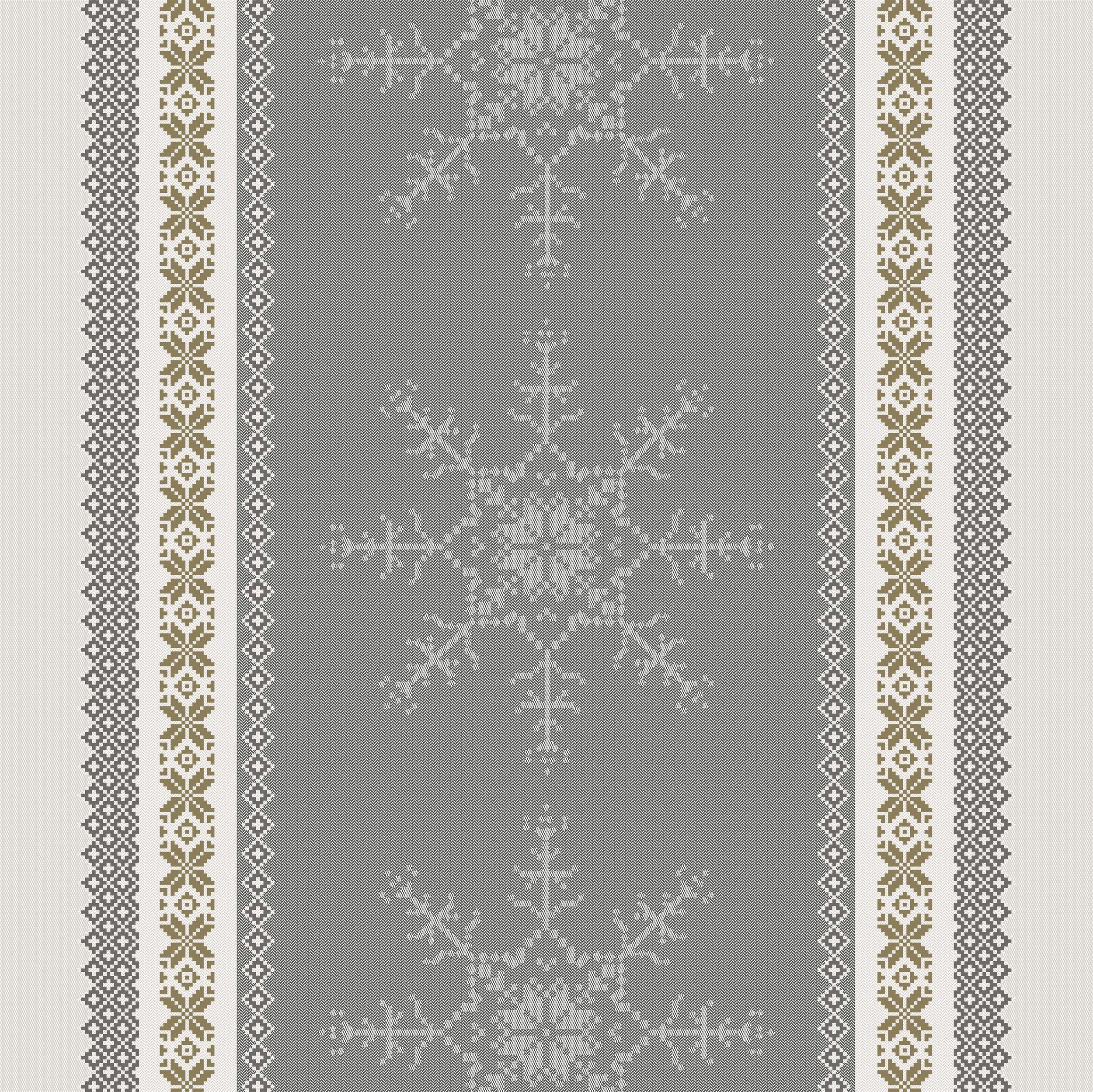 Tischläufer Teté a Teté Norway Grigio 48x120 cm