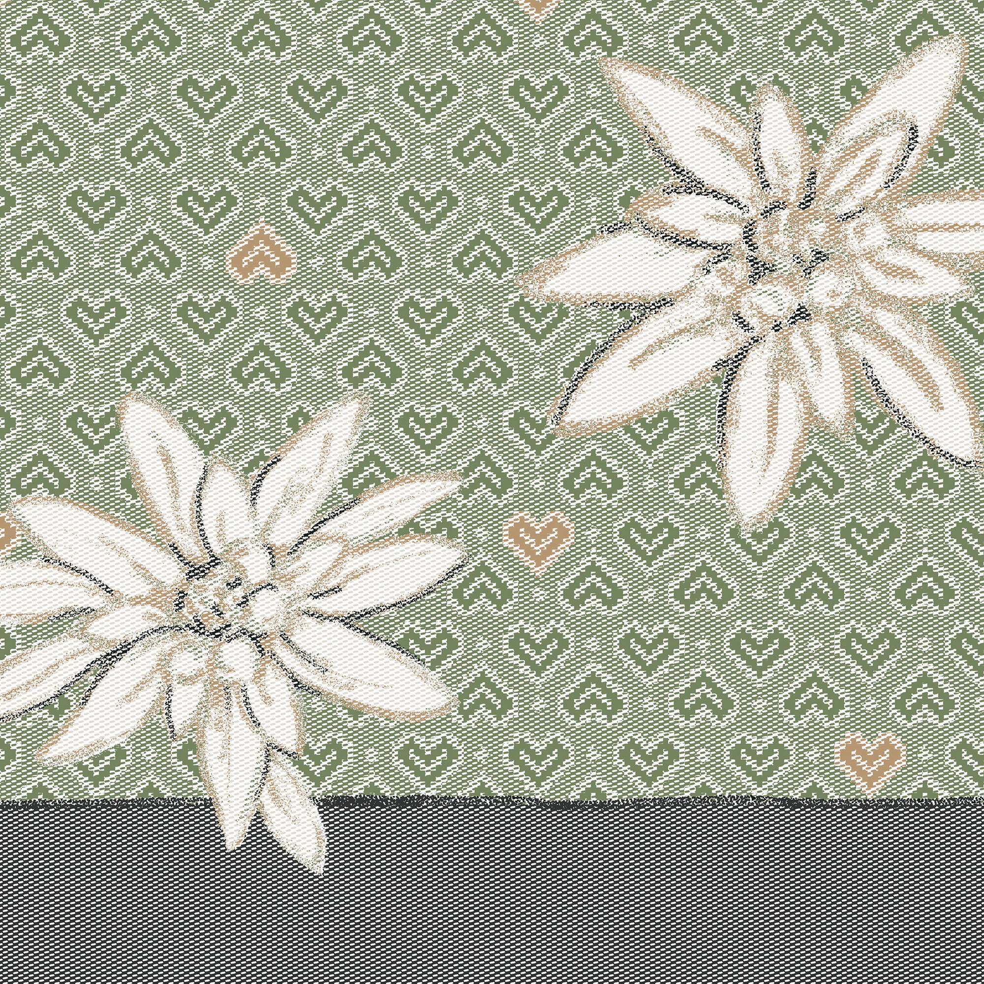 Serviette Alpinum Verde 40x40