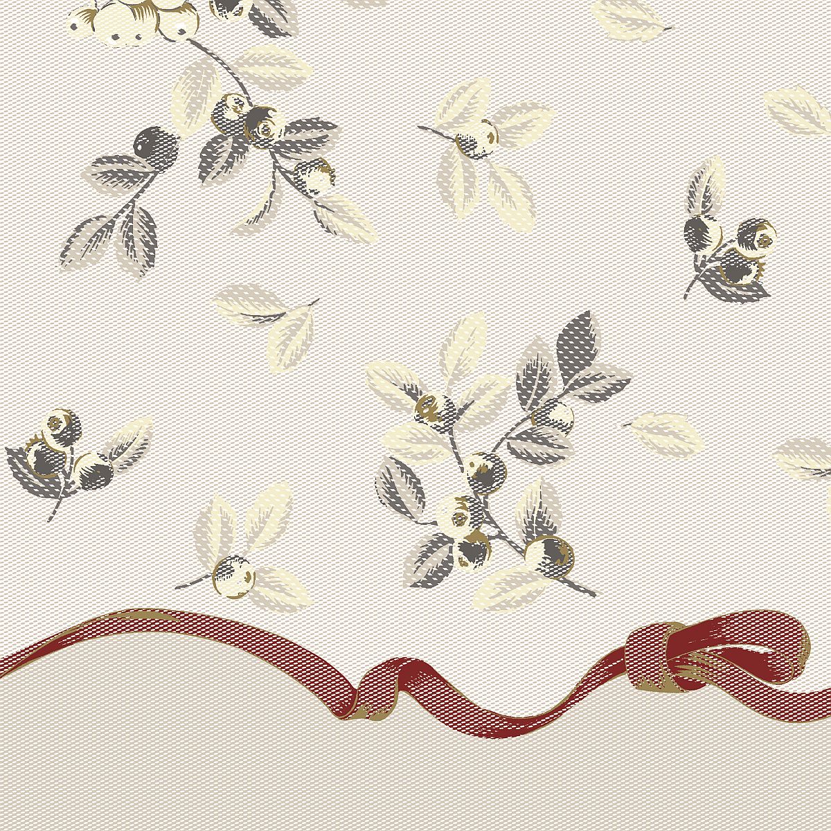 Serviette Grace Rosso 40x40