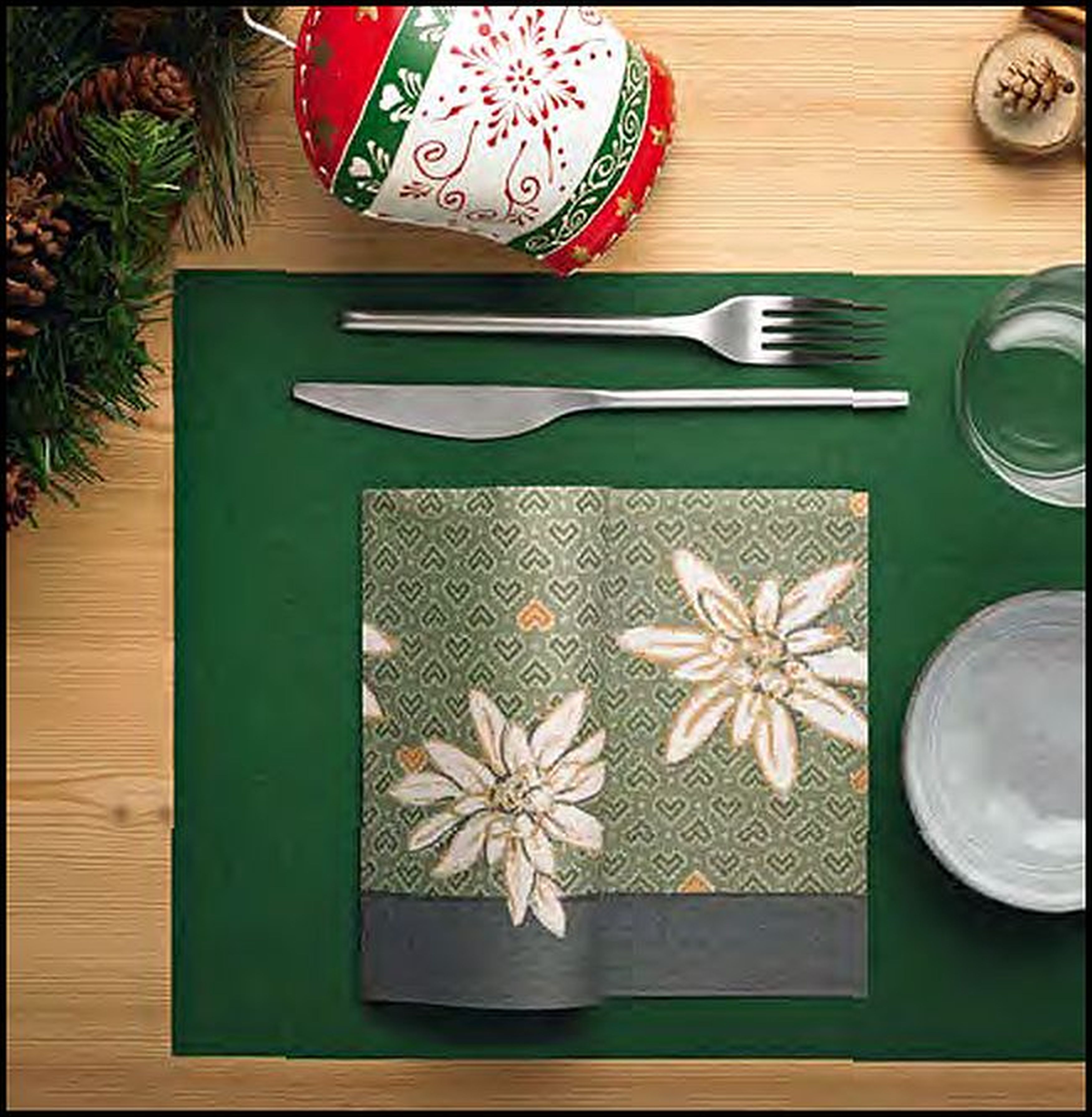 Serviette Alpinum Verde 40x40