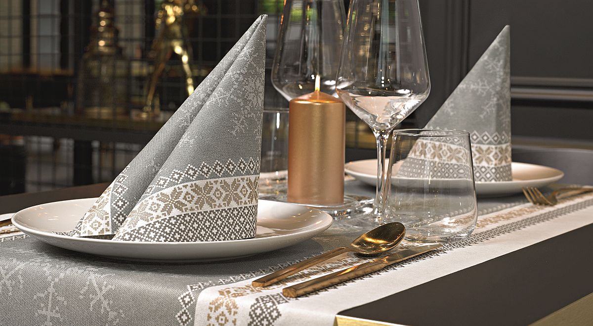 Serviette Norway Grigio 40x40