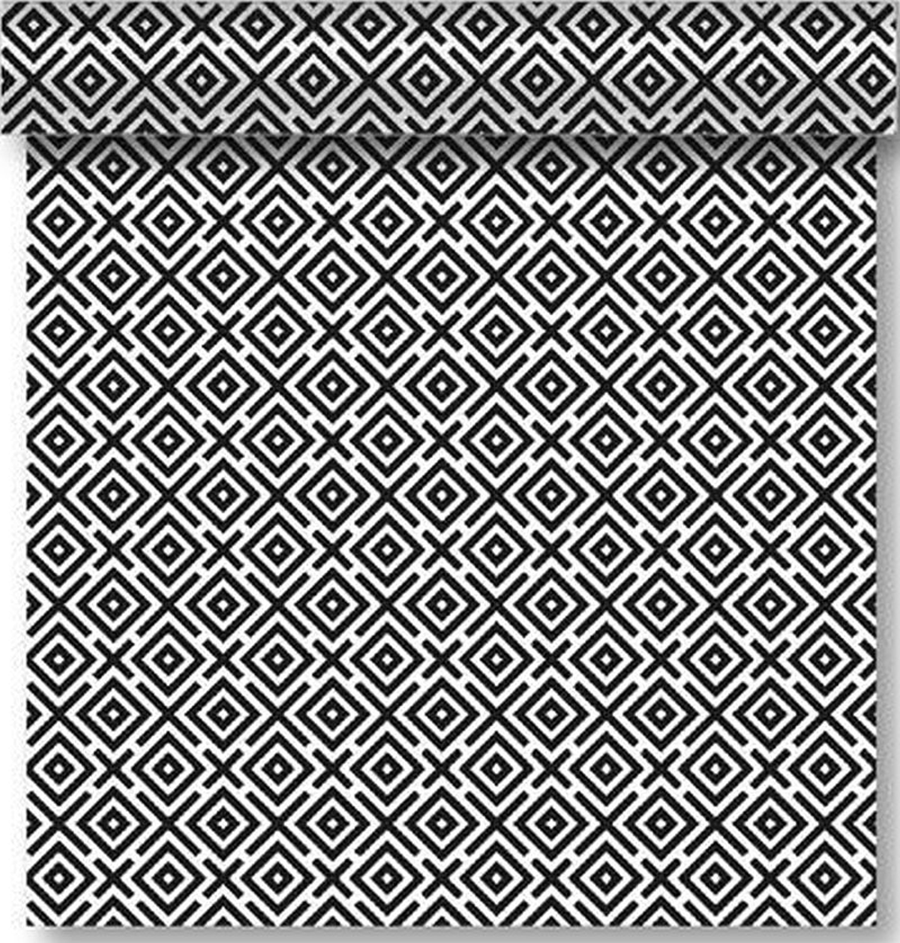 Tischläufer Black & White 48 x 120 Nr. 06